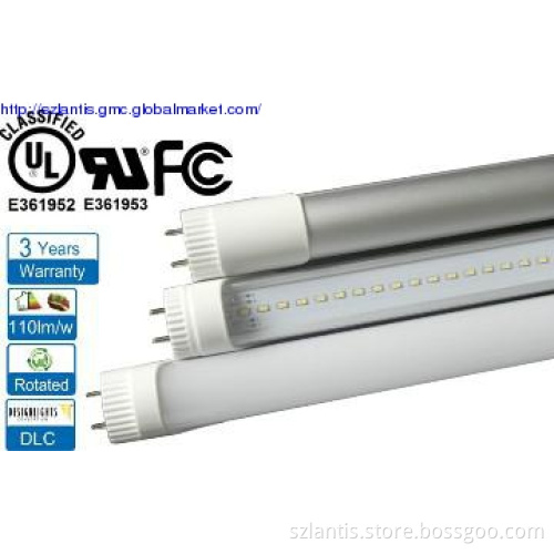 UL /FCC certified LED lamp 110LM/W 5ft 23w T8 Tube lamp (lts12)